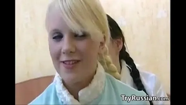 Beste Hot Interracial Russian FFM Threesome clips Video's