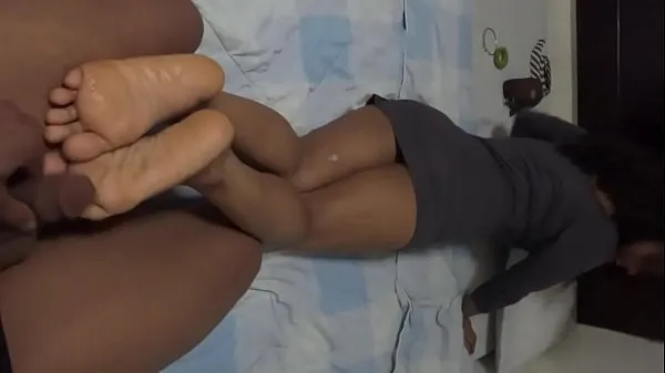 Video klip Footjob and Secret Cum from Neighbor terbaik