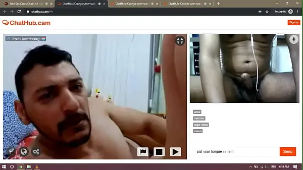 Best Man eats pussy on webcam klipp videoer