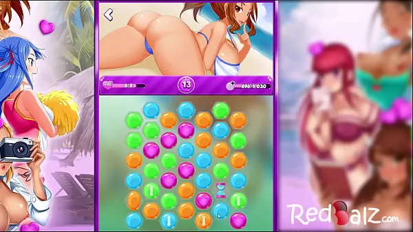 Beste Hentai Puzzle Mobile Sex Game clips Video's