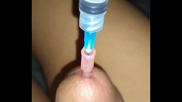 Best Injecting water into my penis with a catheter clips Videos