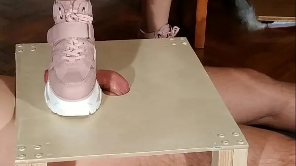 Best Domina cock stomping slave in pink boots (magyar alázás) pt1 HD clips Videos