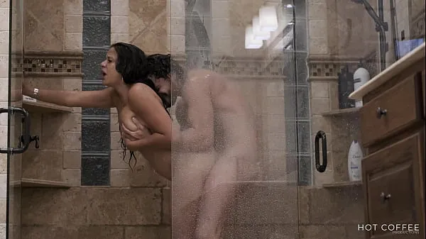 Najlepsze He tought he would get a regular shower but I fucked him and made him cum inside of me klipy Filmy