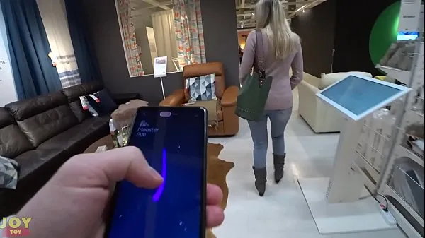 Best Vibrating panties while shopping - Public Fun with Monster Pub clips Videos