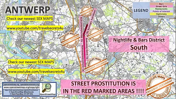 Los mejores clips de Mapa de prostitución callejera de Amberes, Bélgica, con indicación de dónde encontrar trabajadores callejeros, autónomos y burdeles. te mostramos el Bar, la Vida Nocturna y el Barrio Rojo de la Ciudad Videos