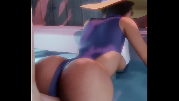 أفضل مقاطع فيديو Jill Valentine sex in the pool