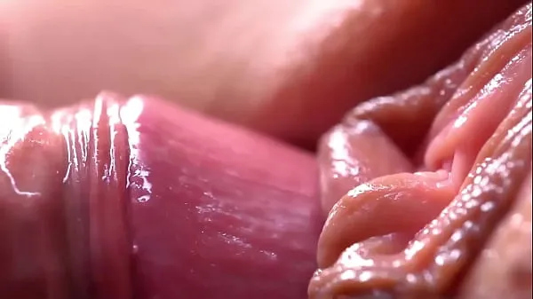 Video klip Extremily close-up pussyfucking. Macro Creampie terbaik