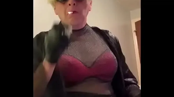 Best CD Nikki sexy pink bra smoking VS120 and nipple play clips Videos