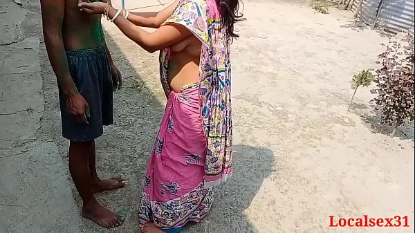 Melhores clipes de Pink Saree Beautiful Bengali Bhabi Sex In A Holi (Vídeo oficial de Localsex31 Vídeos