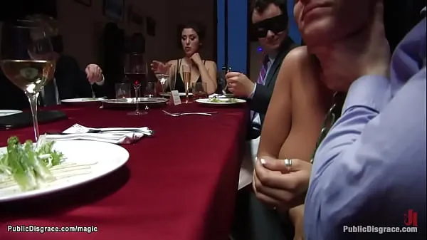 Najlepsze Busty babe bound on dinning table klipy Filmy