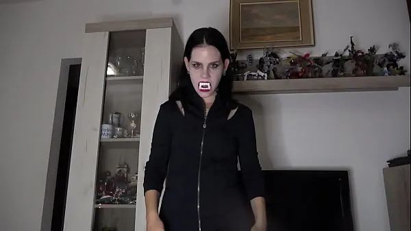 Best Halloween Horror Porn Movie - Vampire Anna and Oral Creampie Orgy with 3 Guys klipp videoer