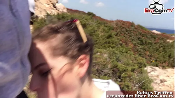 Best German skinny amateur young woman giving public blowjob in mallorca clips Videos