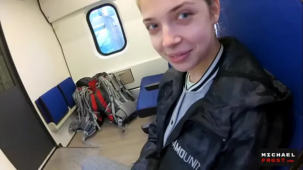 Best Real Public Blowjob in the Train | POV Oral CreamPie by MihaNika69 and MichaelFrost clips Videos