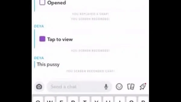 Bedste Teen Latina slut snapchats a video of her pussy for me klip videoer