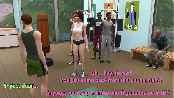 最佳DDSims - Wife Fucked at Gym while Husband Watches - The Sims 4剪辑视频