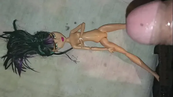 I migliori video di clip Cumpilation Facial Semen a mis muñecas MonsterHigh