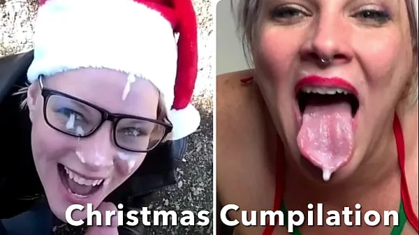 Τα καλύτερα βίντεο κλιπ Christmas Cumshot Compilation